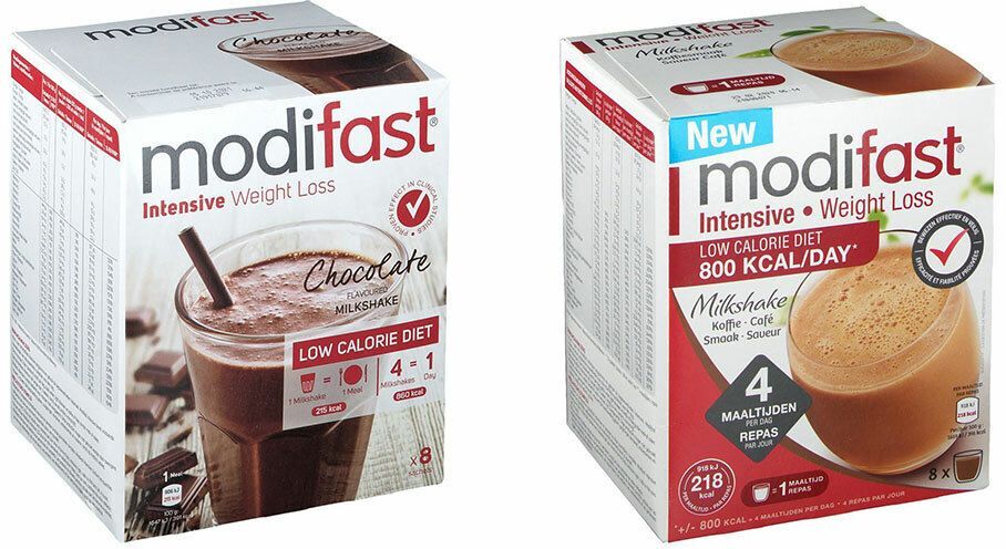 Diverse Modifast® Intensive Weight Loss Milchshake Kaffee + Schokolade