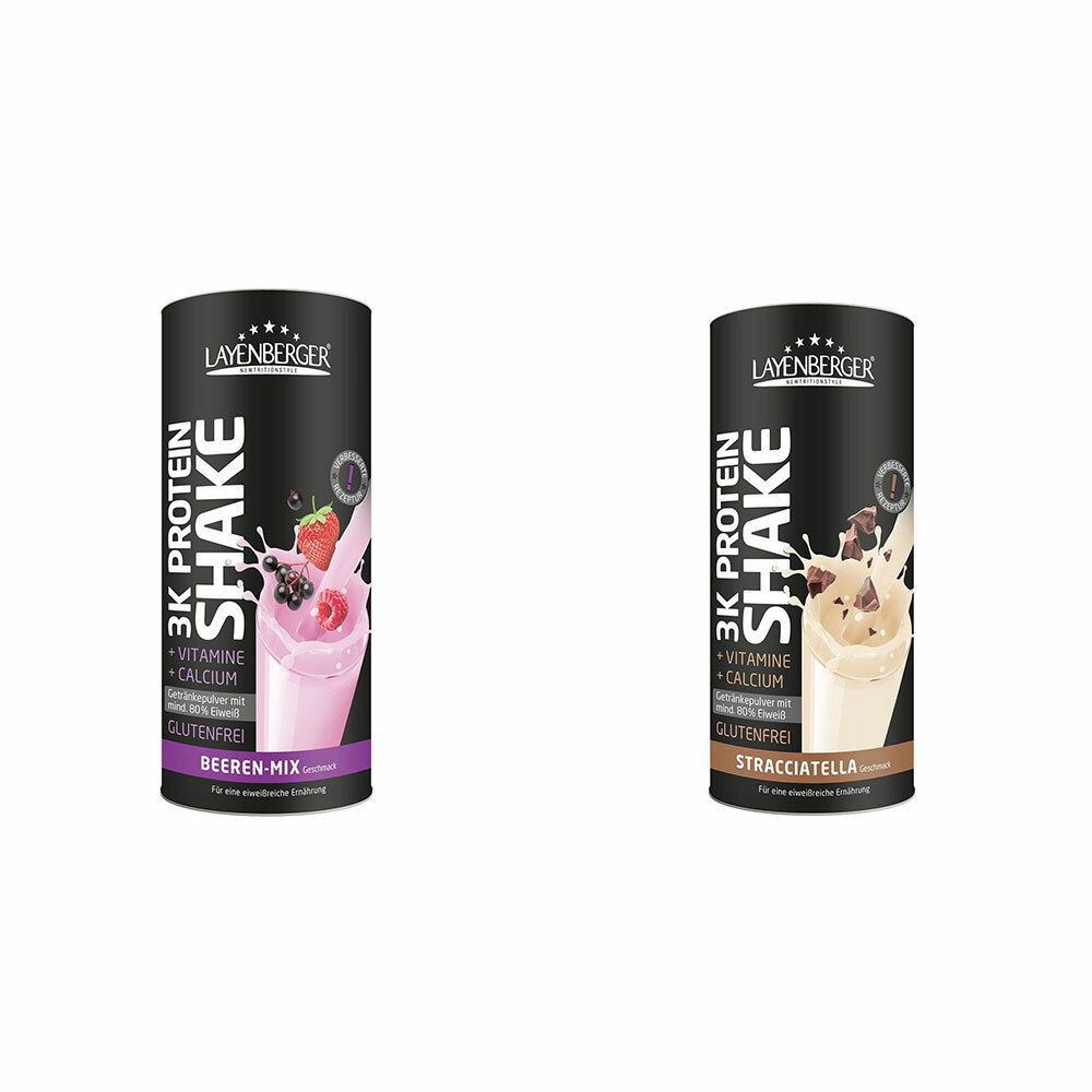 Layenberger Nutrition Group GmbH Layenberger® 3K Protein Shake Beeren Mix + Stracciatella