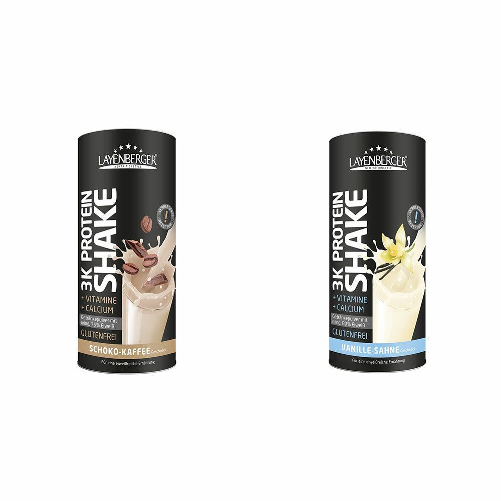 Layenberger Nutrition Group GmbH Layenberger® 3K Protein Shake Schoko-Kaffee + Vanille-Sahne
