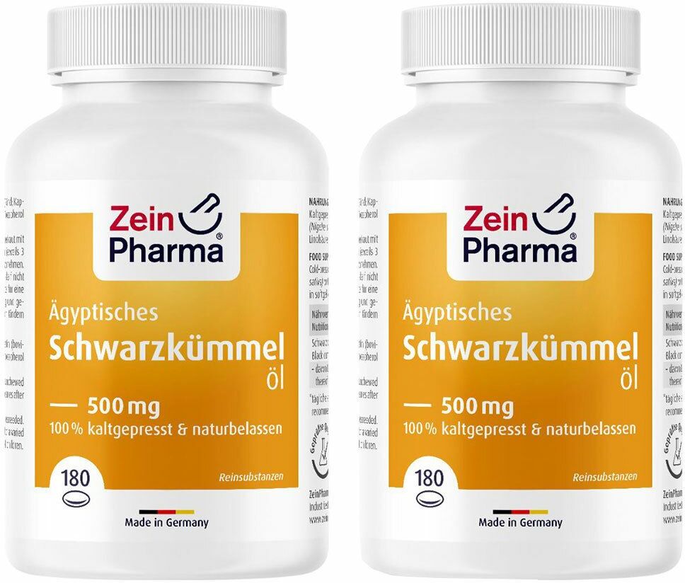 Zein Pharma - Germany GmbH Schwarzkümmelöl Kapseln 500 mg ZeinPharma