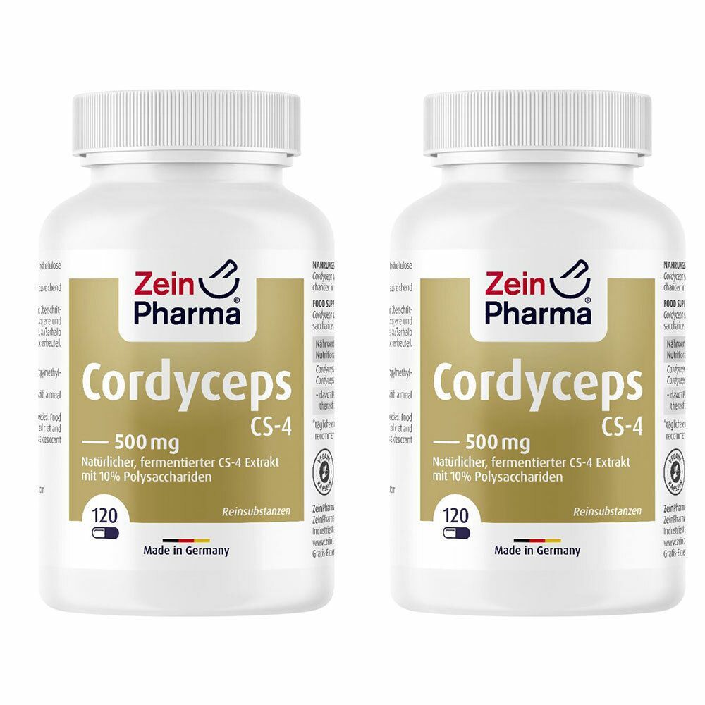 Zein Pharma - Germany GmbH Cordyceps CS 4 Extrakt Kapseln 500 mg ZeinPharma