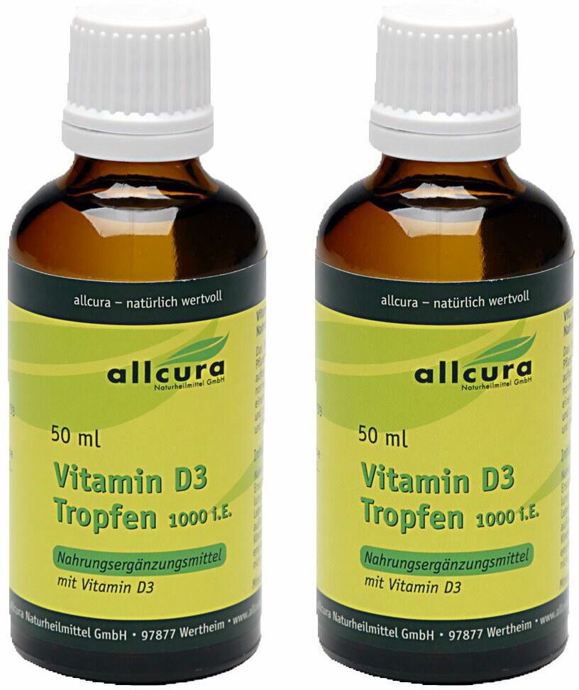 allcura Naturheilmittel GmbH Vitamin D3 Tropfen 1000 i.E.