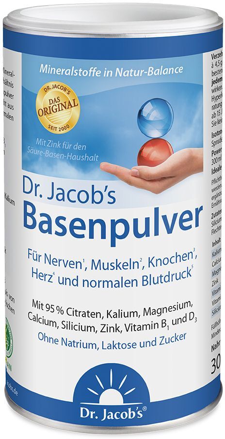 Dr. Jacob's Basenpulver Citrat-Basen-Original Mineralstoffe