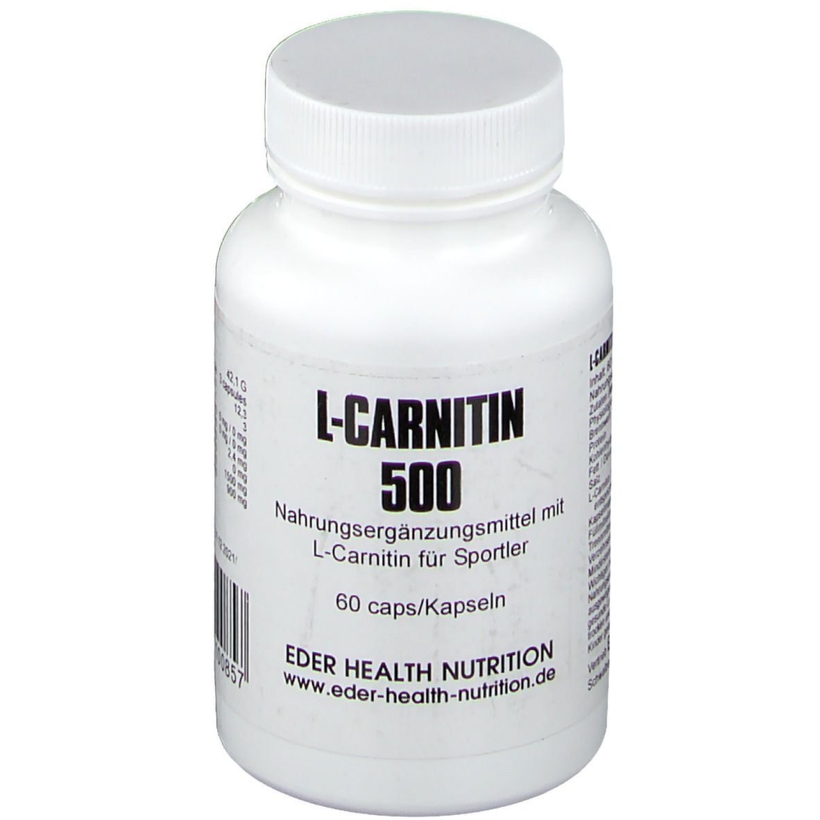EDER Health Nutrition L-Carnitin 500 Kapseln