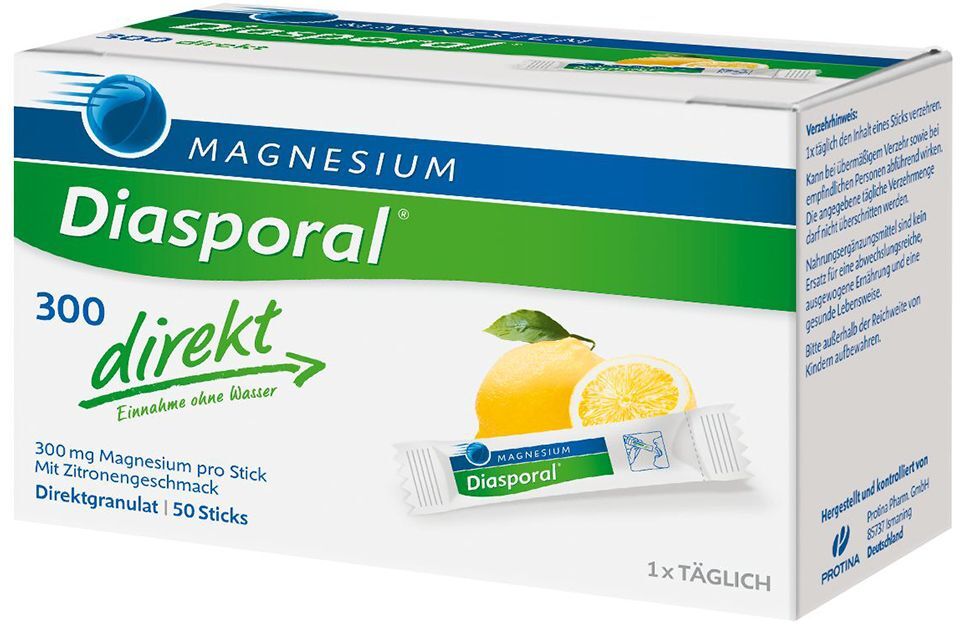 Protina Pharmazeutische GmbH Magnesium Diasporal® 300 direkt Zitrone