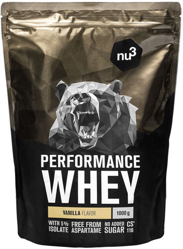 nu3 Performance Whey, Vanille - Proteinpulver