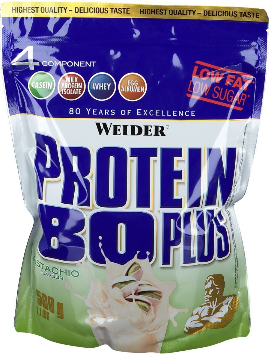 Weider Protein 80 Plus, Pistazie, Pulver