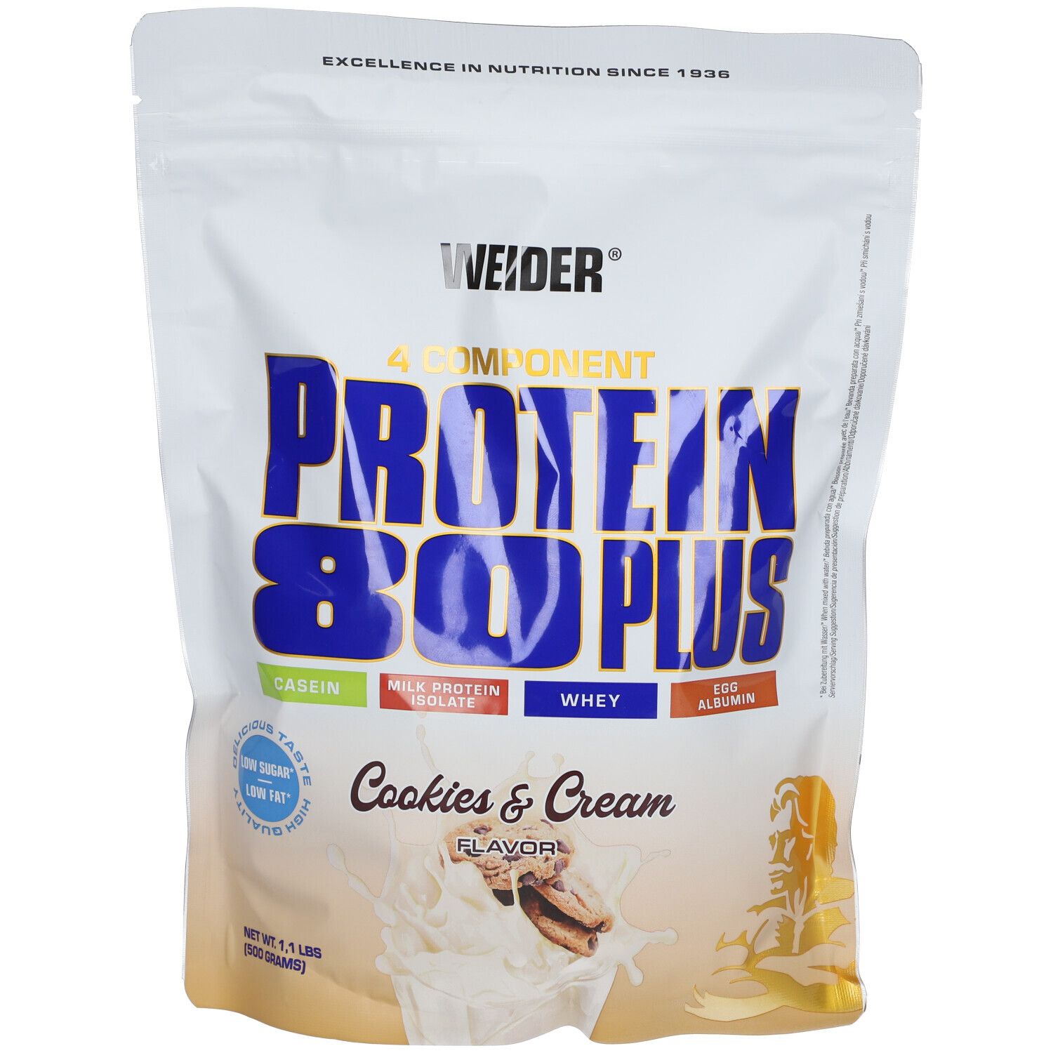 Weider Protein 80 Plus, Cookies-Cream, Pulver
