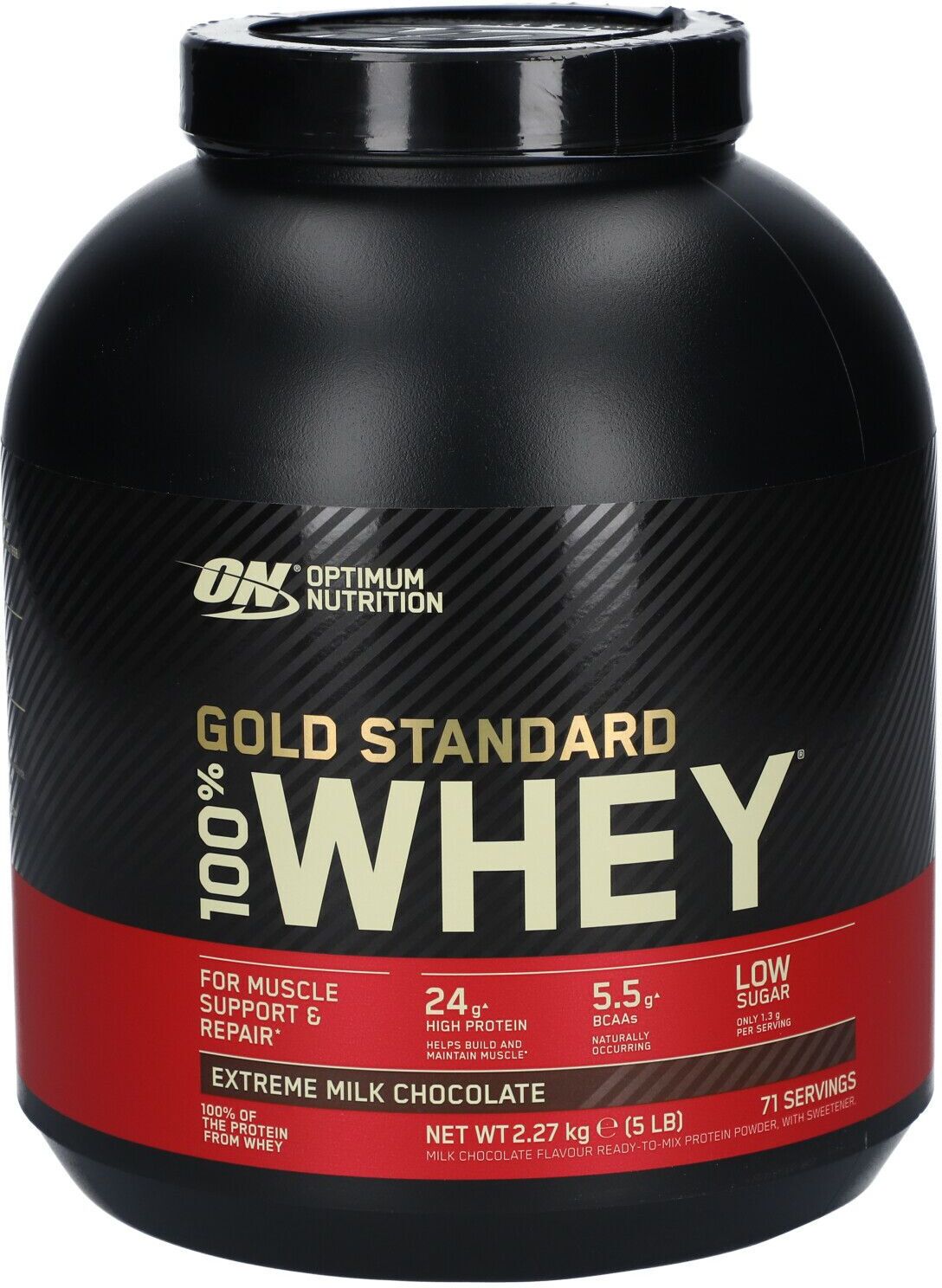 Optimum Nutrition 100 % Whey Gold Standard, Extreme Milk Chocolate, Pulver