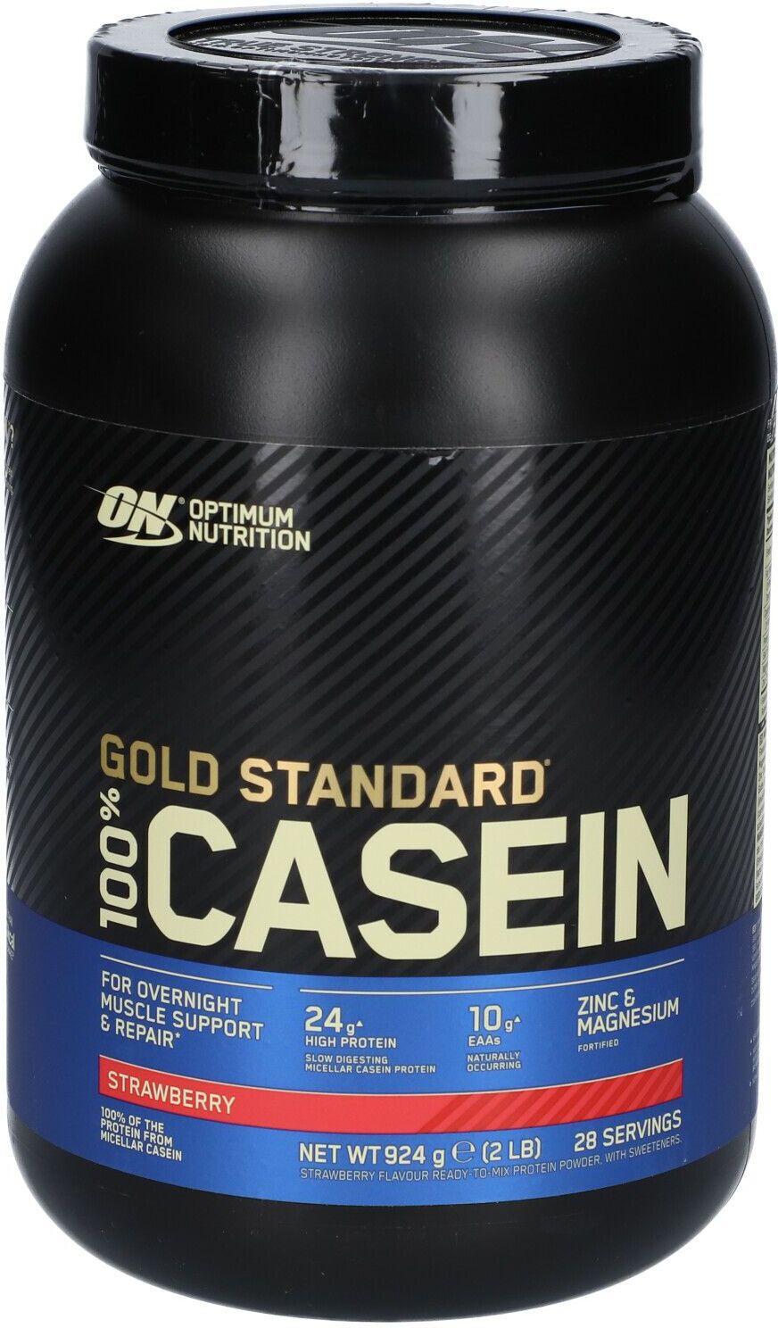 Optimum Nutrition 100 % Casein, Erdbeere, Pulver