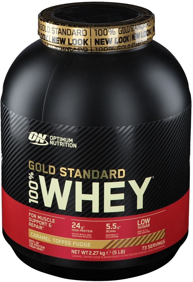 Optimum Nutrition 100 % Whey Gold Standard Karamell-Toffee