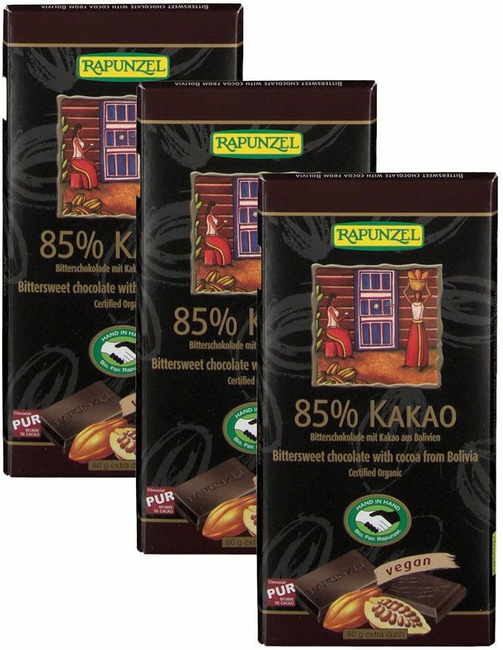 Rapunzel Bio 85 % Kakao Bitterschokolade