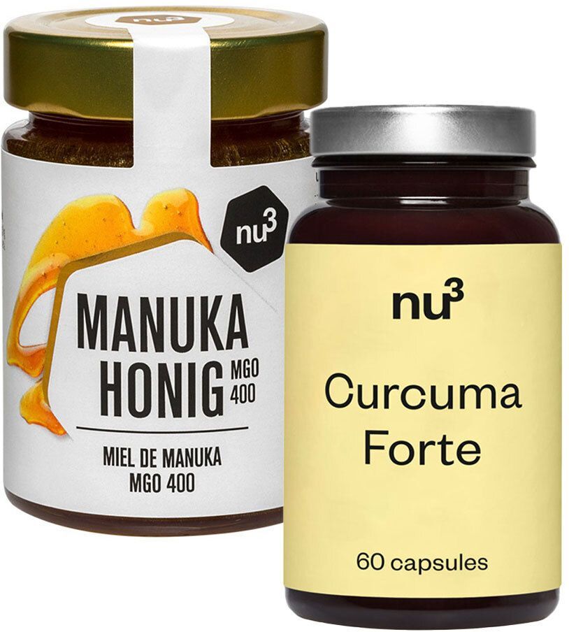 nu3 GmbH nu3 Manuka-Honig MGO 400 + nu3 Premium Curcuma Forte