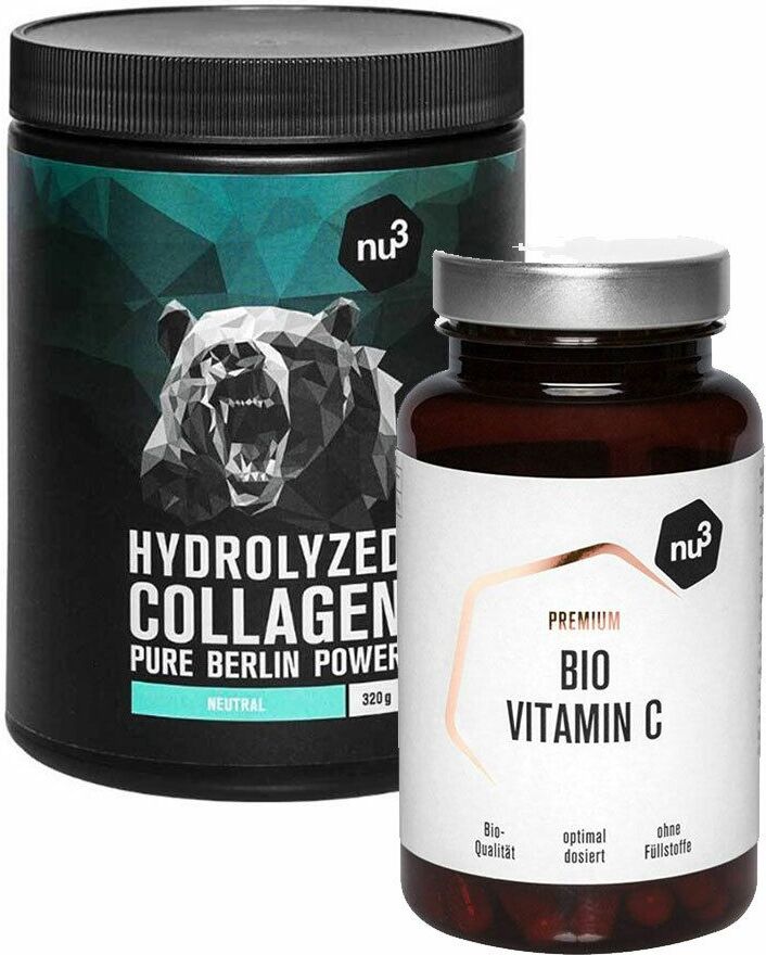 nu3 GmbH nu3 Bio Kollagenhydrolysat + nu3 Premium Bio Vitamin C