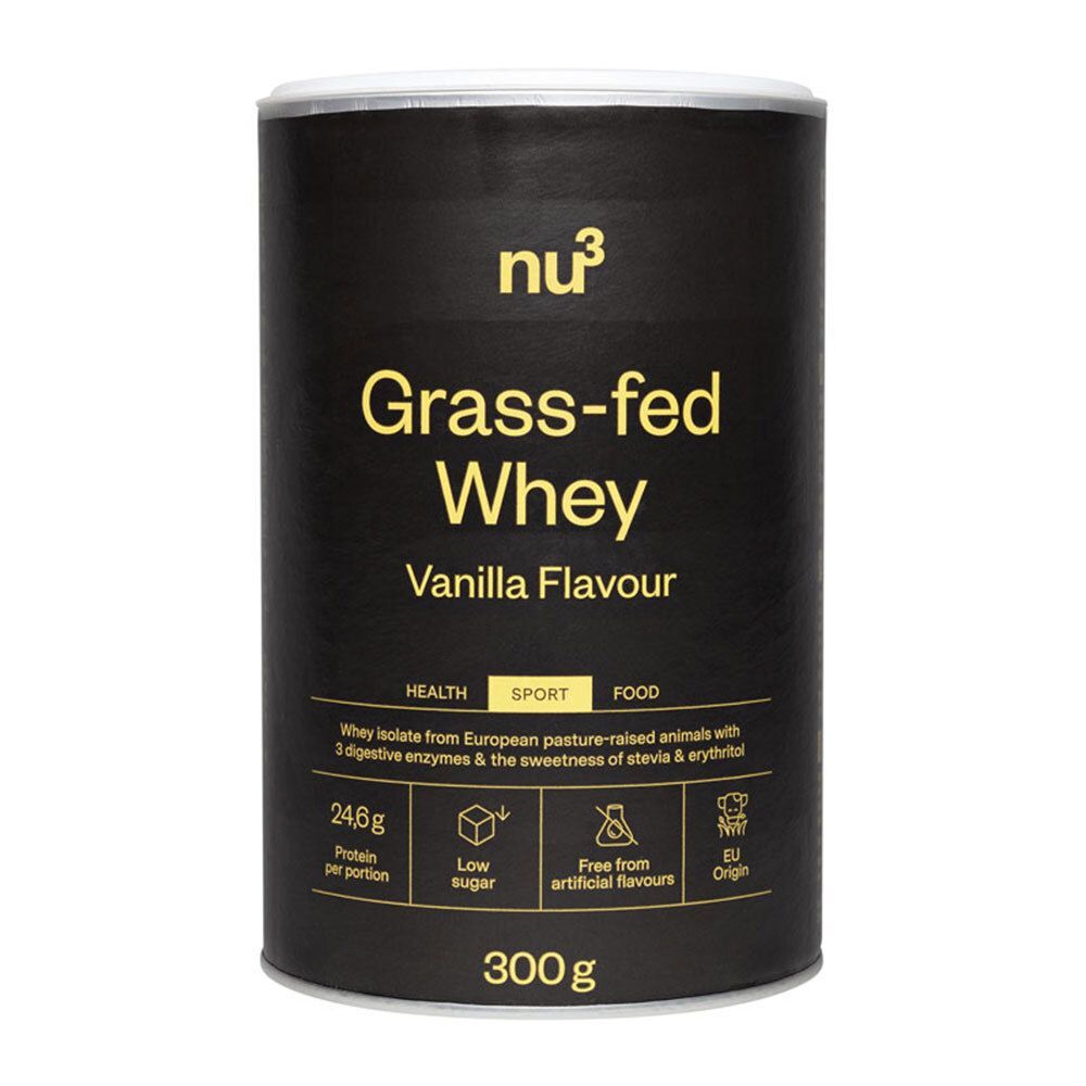 nu3 GmbH nu3 Grass-Fed Whey, Vanilla