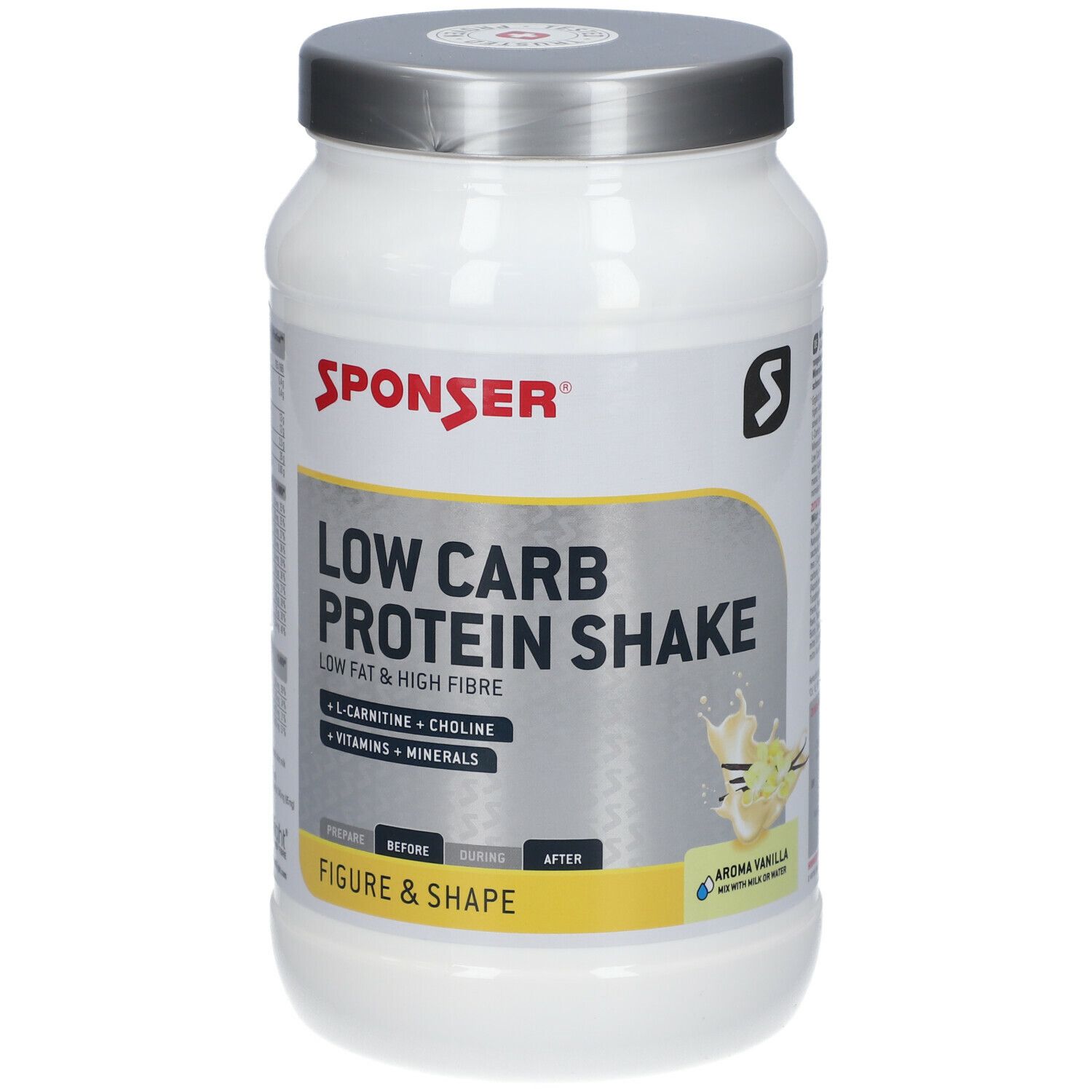 Sponser Europe GmbH Sponser® LOW Carb Protein Shake, Vanilla
