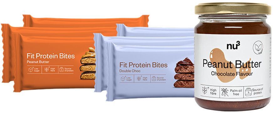 nu3 GmbH nu3 Fit Protein Bites + nu3 Peanut Butter Chocolate