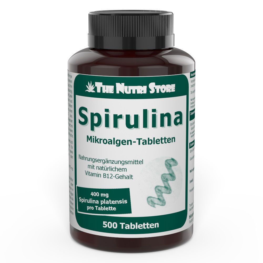 The Nutri Store Spirulina Mikroalgen-Tabletten