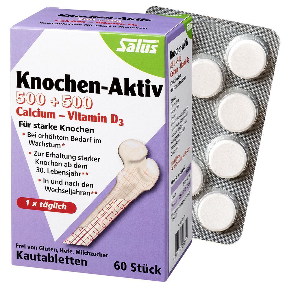 Salus® Knochen-Aktiv Calcium – Vitamin D3