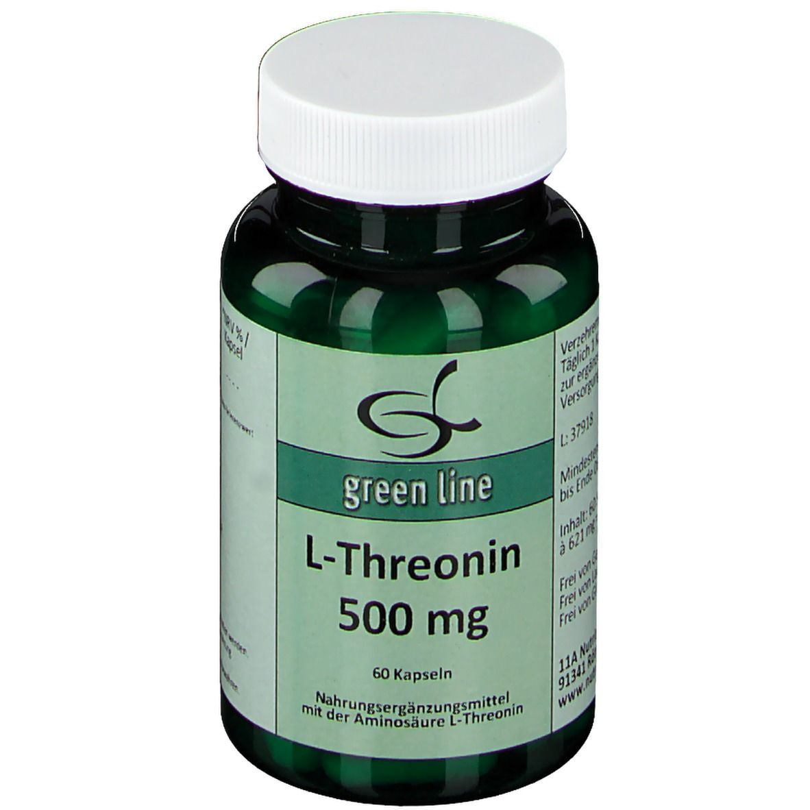 Nutritheke green line L Threonin 500 mg