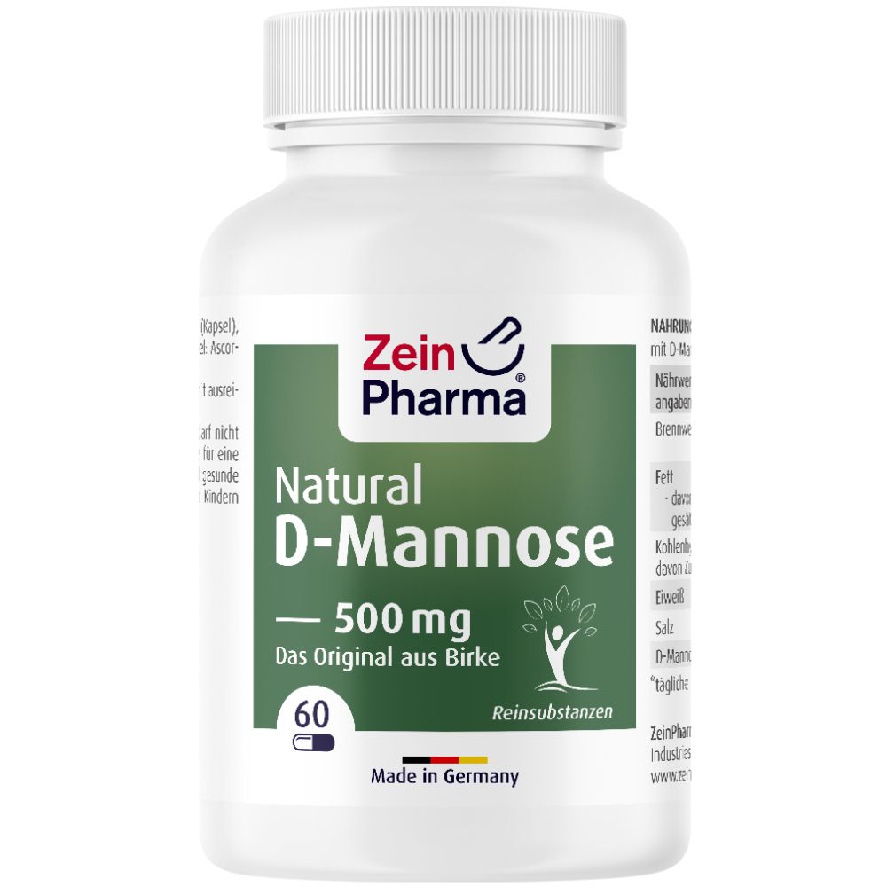 ZeinPharma Natural D Mannose Kapseln 500 mg ZeinPharma