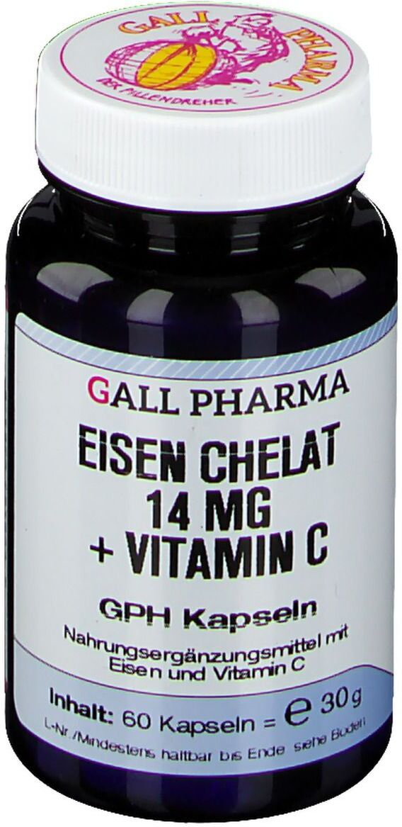 GALL PHARMA Eisen Chelat 14 mg + Vitamin C GPH