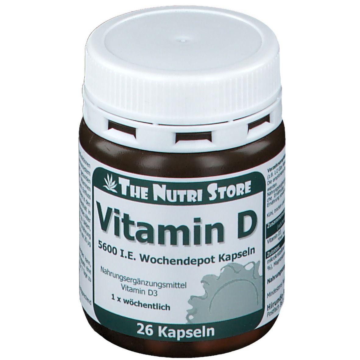 The Nutri Store Vitamin D Wochendepot Kapseln