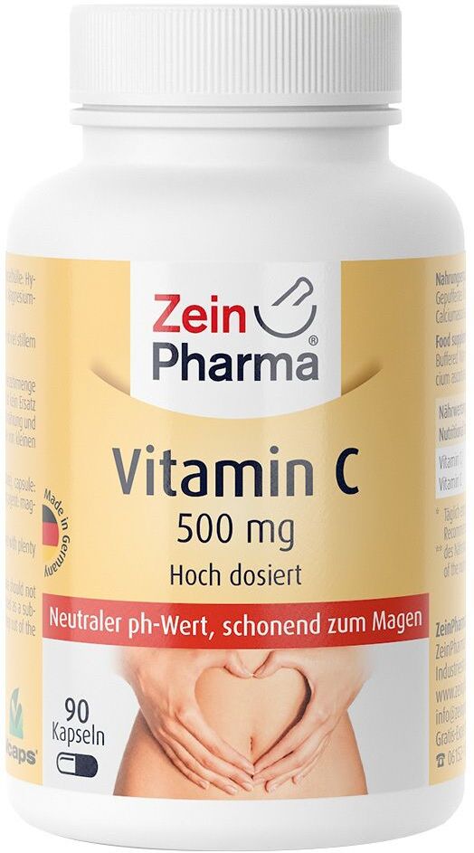 ZeinPharma Vitamin C Kapseln 500 mg hochdosiert ZeinPharma