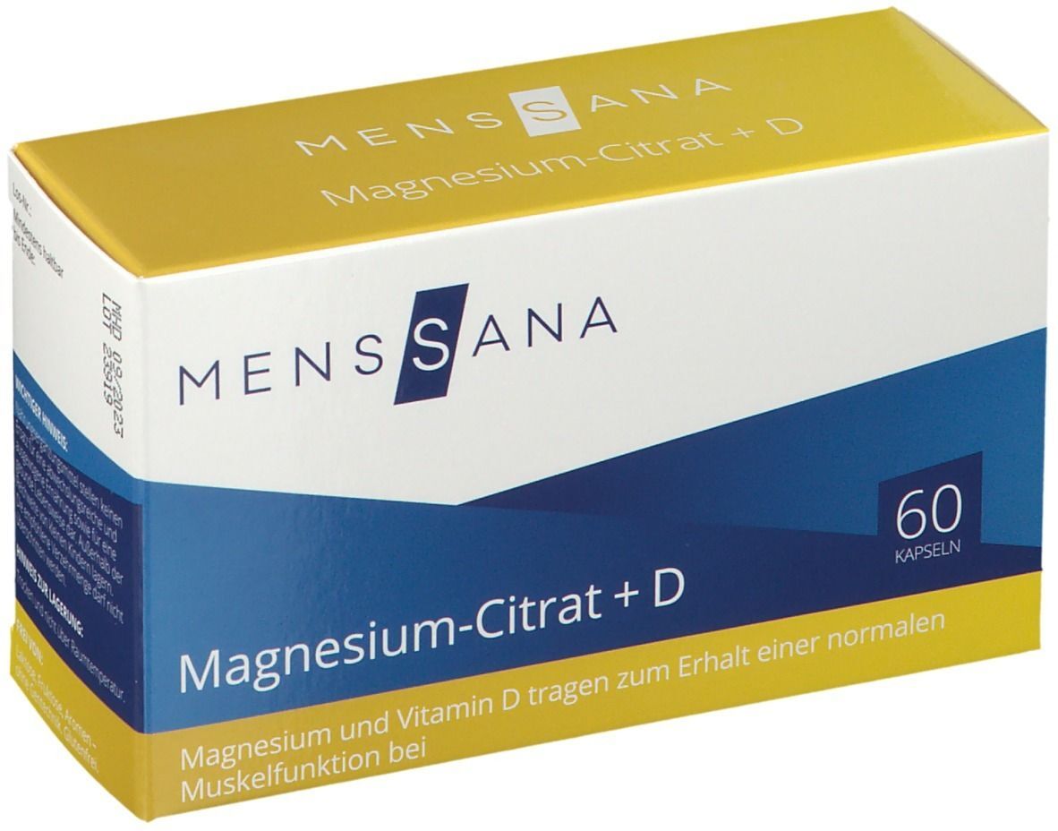 MensSana Magnesium-Citrat +D