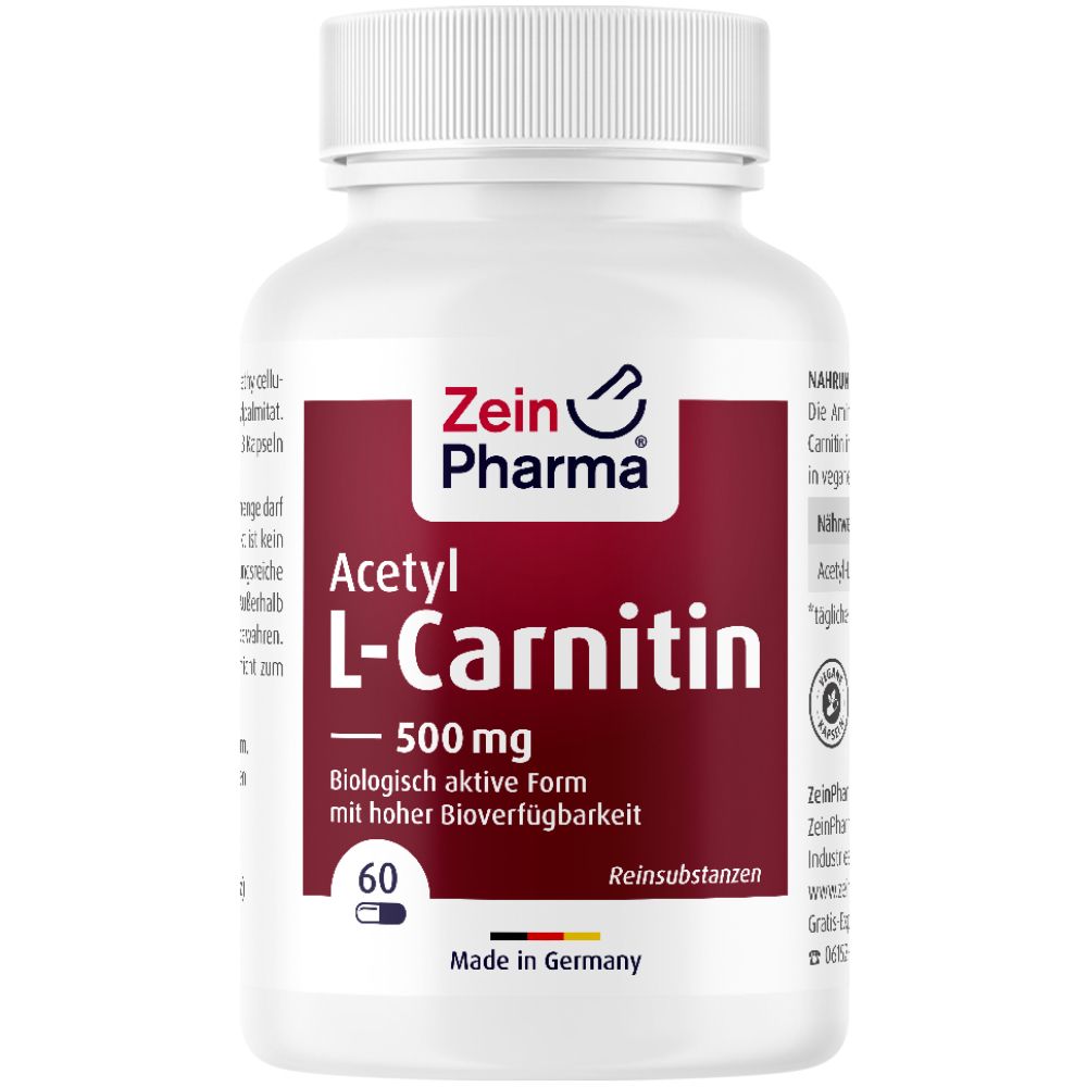 ZeinPharma Acetyl L Carnitin Kapseln 500 mg ZeinPharma