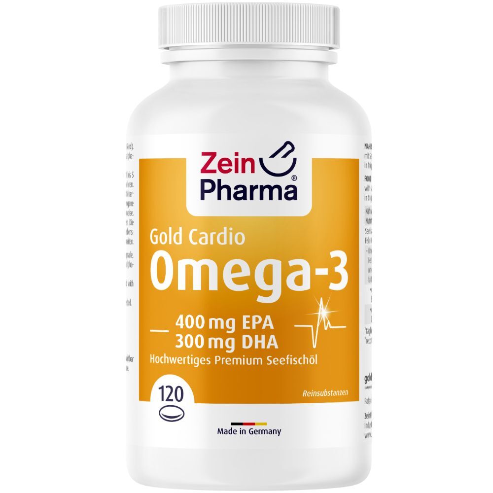 ZeinPharma Omega 3 Kapseln Gold Cardio Edition ZeinPharma