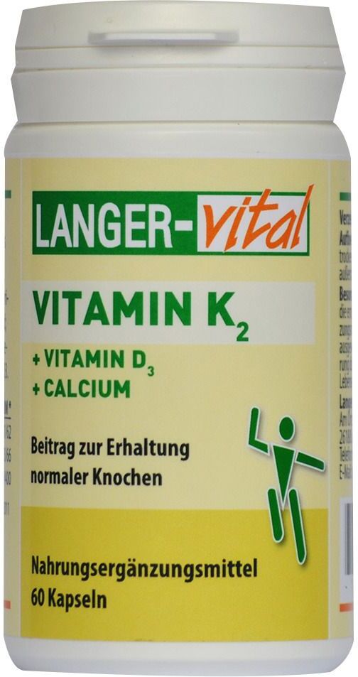 LANGER-vital Vitamin K2 + D3 + Calcium