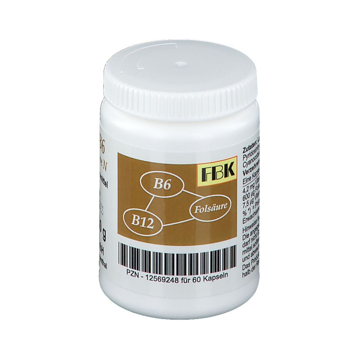FBK Vitamin B6 + B12 + Folsäure N