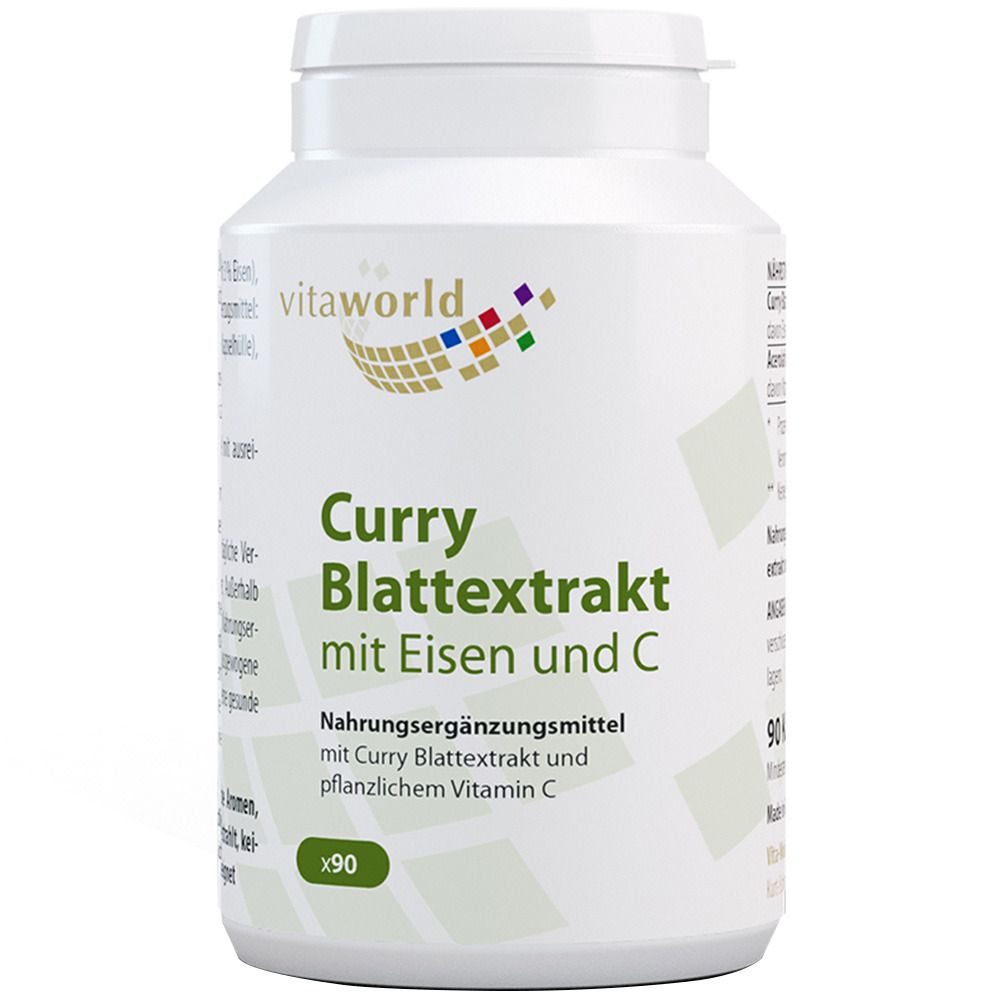 VitaWorld Curry Blattextrakt mit Eisen und C