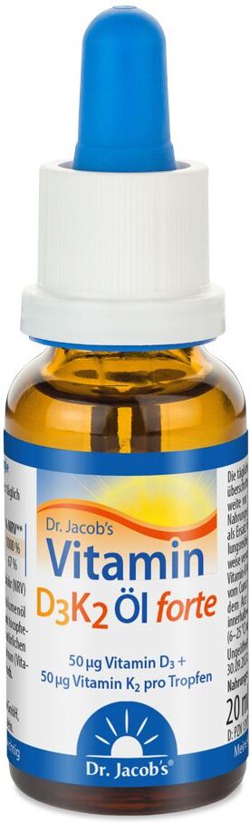 Dr. Jacob's Vitamin D3K2 forte Öl 2000 I.e.