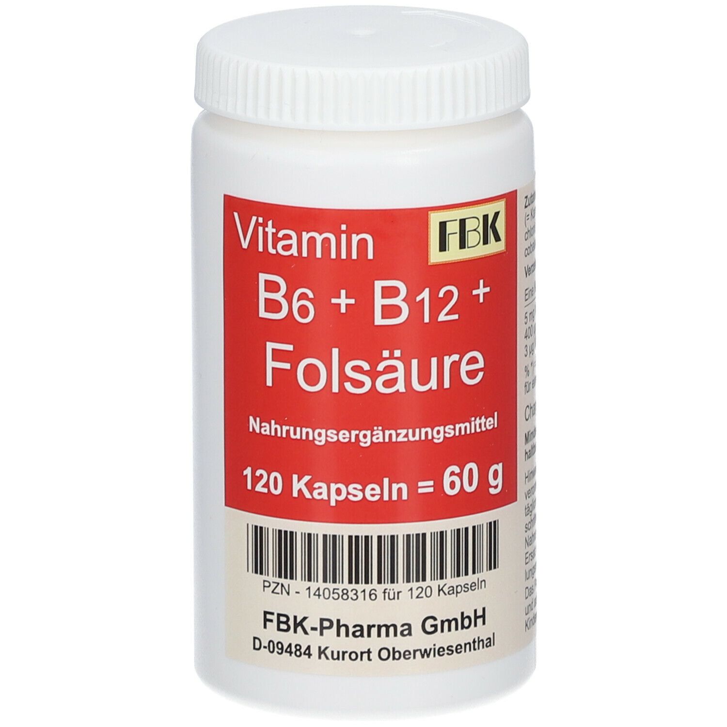 FBK Vitamin B6+ B12+ Folsäure
