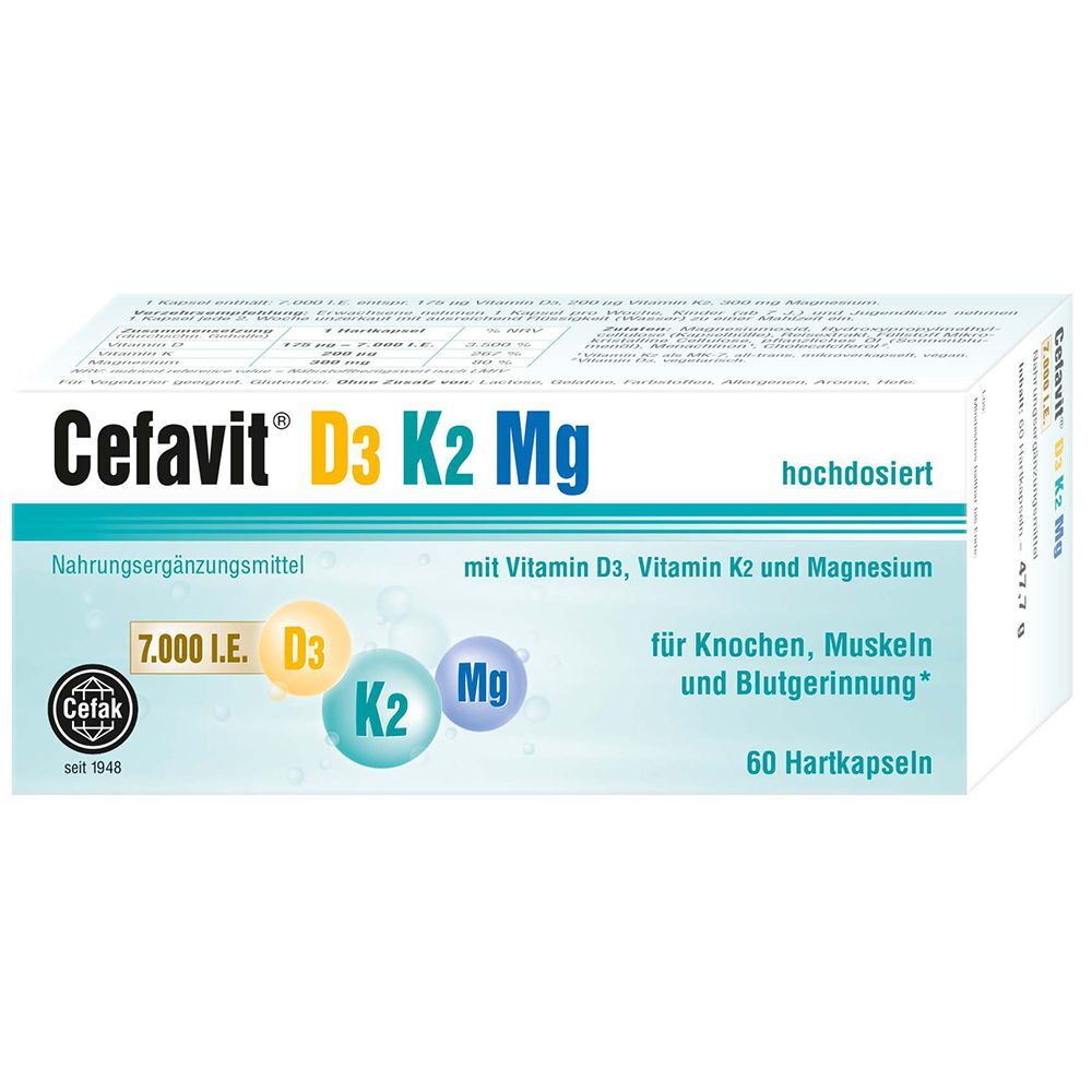 Cefavit® D3 K2 Mg 7.000