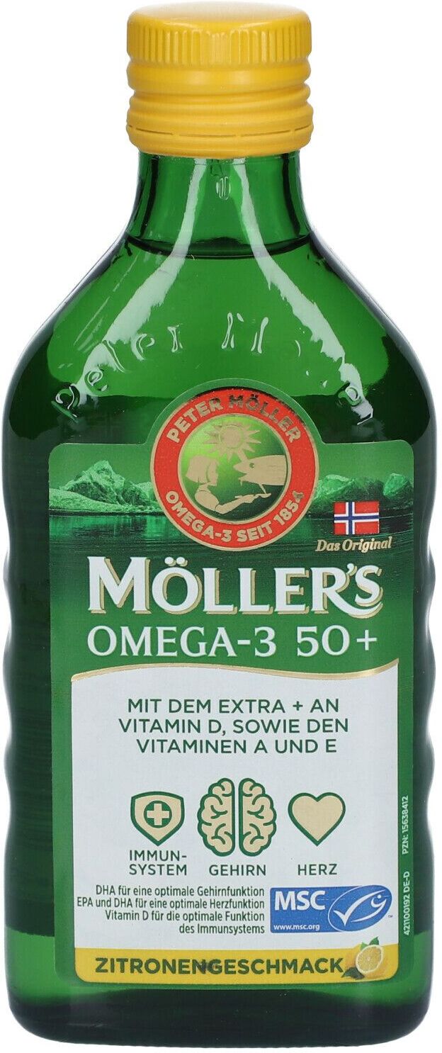 MÖLLER'S Möllers Omega 3 50 + Zitrone