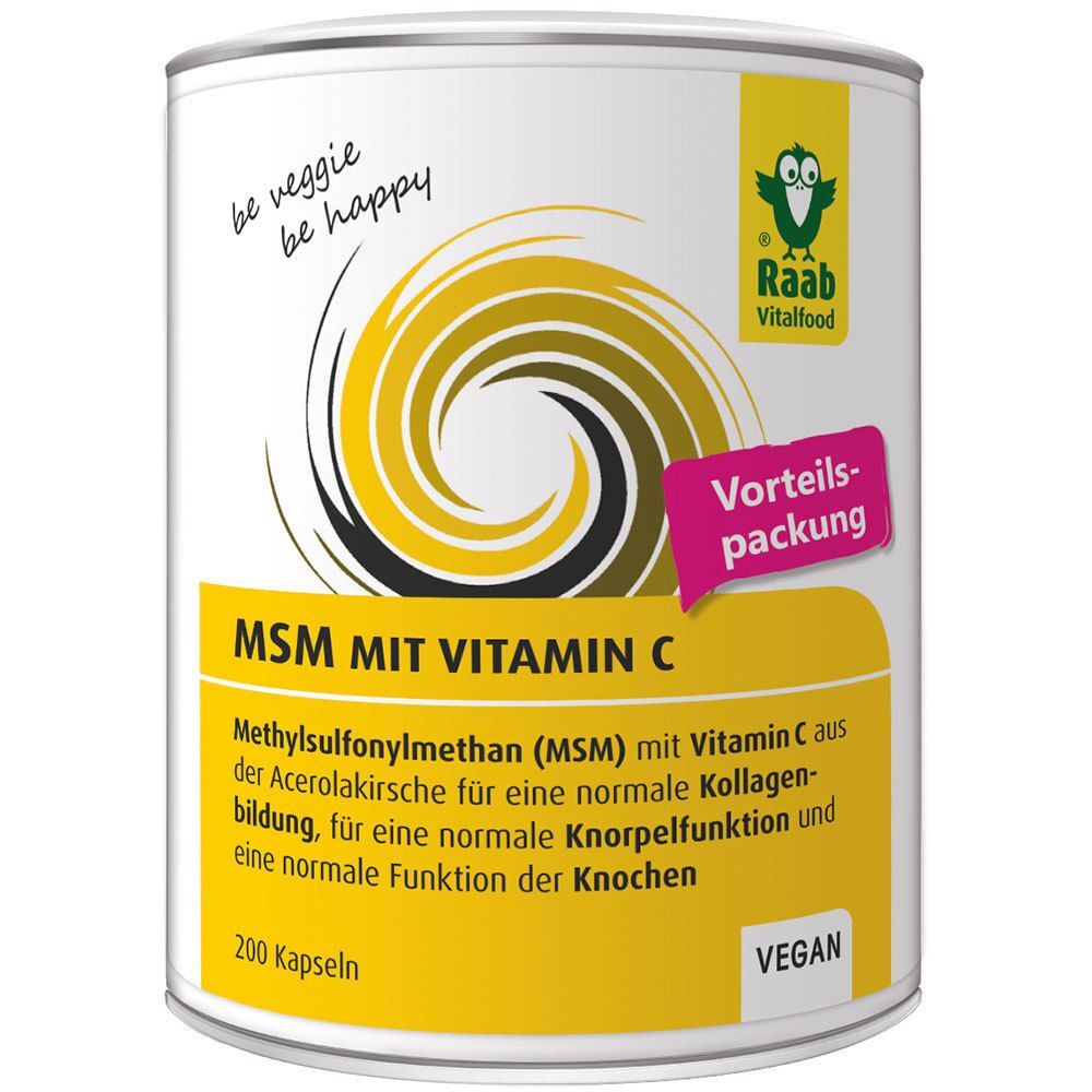 Raab® Vitalfood MSM mit Vitamin C