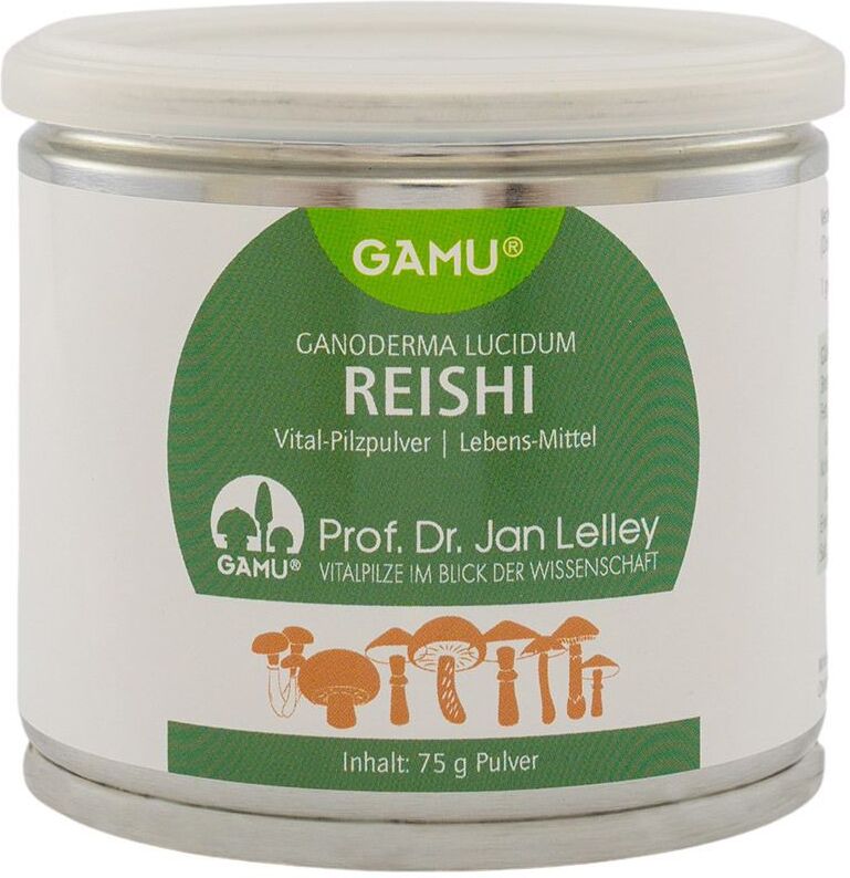 GAMU GmbH Prof. Dr. Jan Lelley - Vitalpilze im Blick der Wissenschaft Gamu® Reishi Vital-Pilzpulver