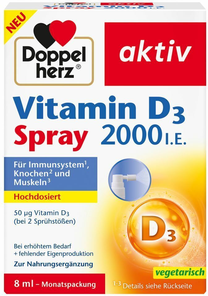 Queisser Pharma GmbH & Co. KG Doppelherz® Vitamin D3 2000 IE