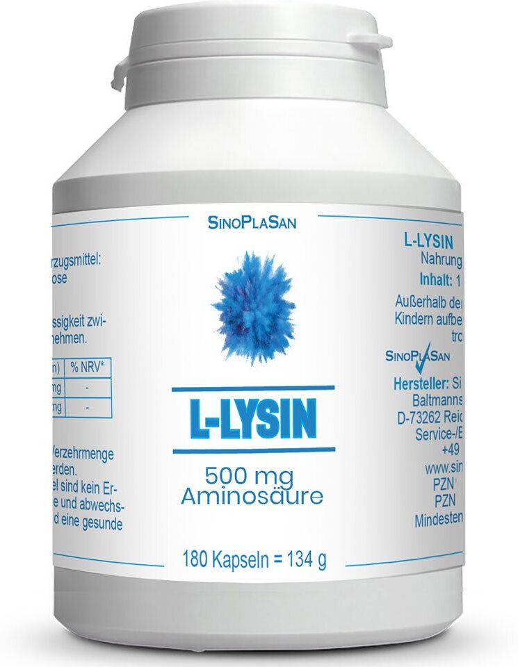 SinoPlaSan AG L-Lysin 500 mg Aminosäure