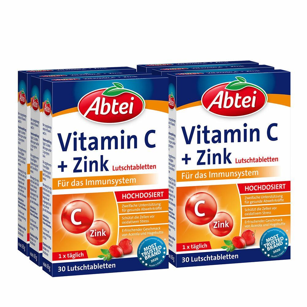 Omega Pharma Deutschland GmbH Abtei Vitamin C + Zink