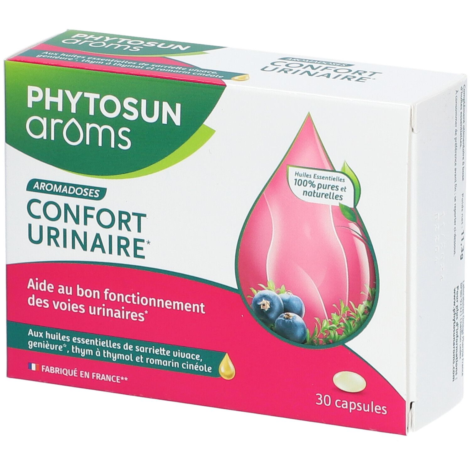 OMEGA PHARMA FRANCE Phytosun Aroms aromadoses confort urinaire