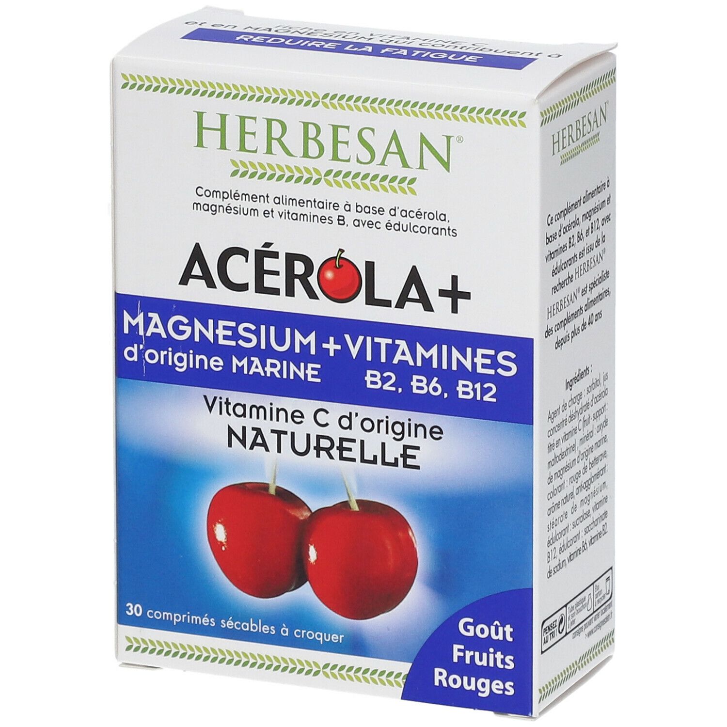 Super Herbesan® Acérola + Magnésium Marin + Vitamine B