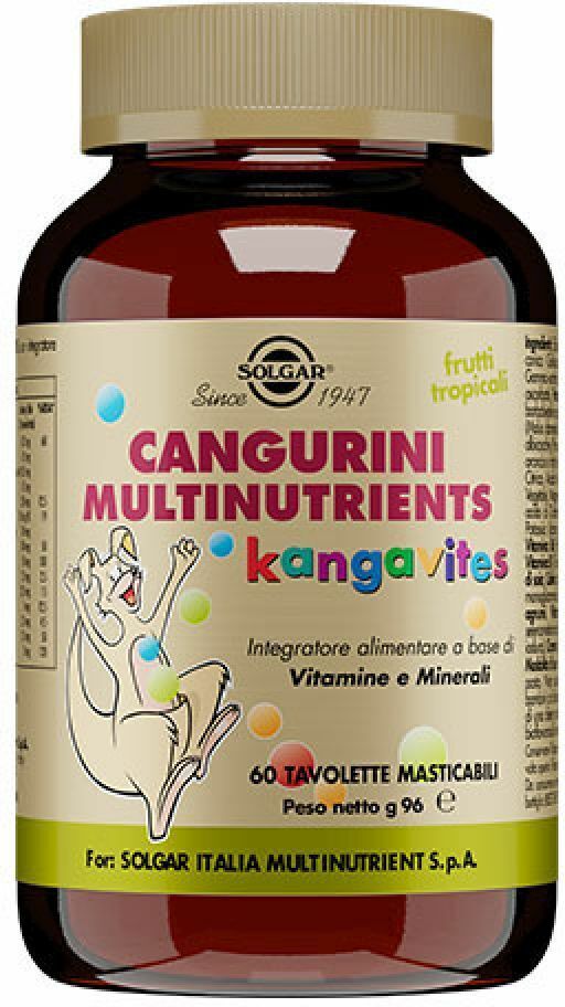 SOLGAR IT. MULTINUTRIENT SpA Solgar® Cangurini Multinutrients