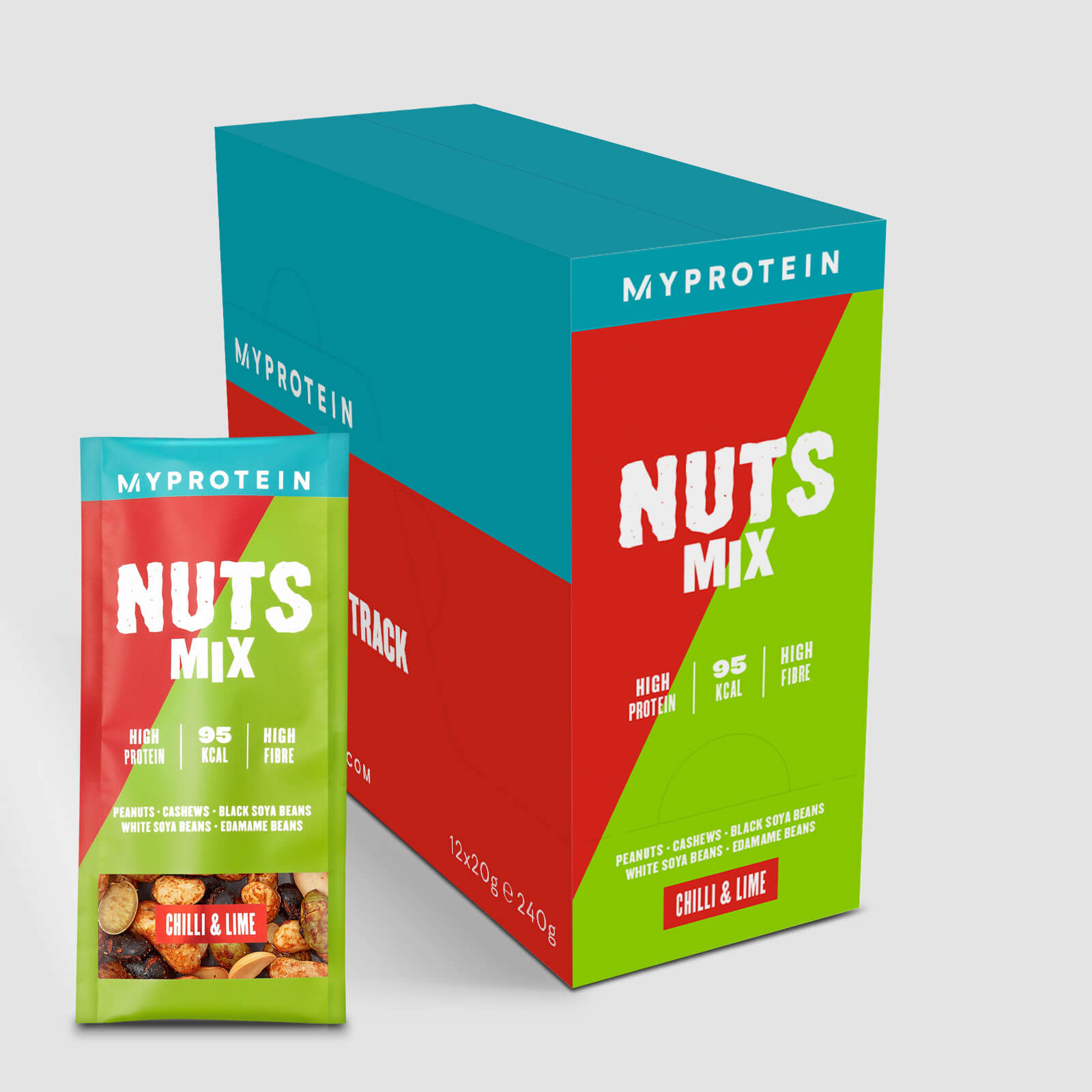 Myprotein Nuts Mix - 12 x 20 g - Chilli & Lime