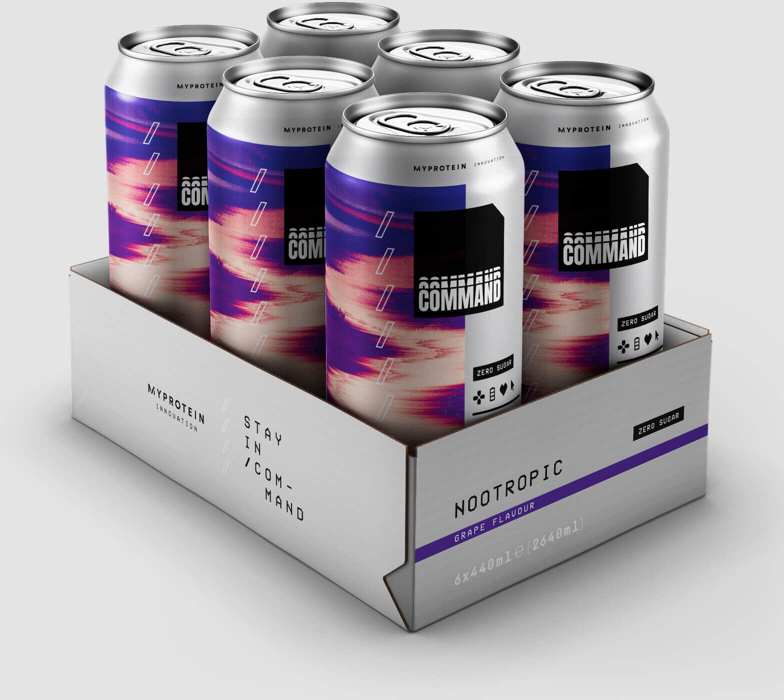 E-Sports Command Energy Drink - Traube