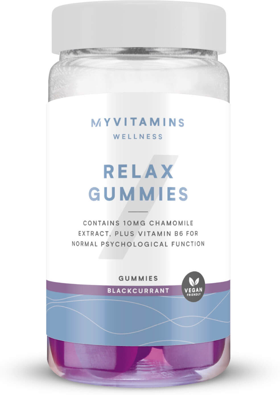 Myvitamins Relax Fruchtgummis - 60Softgel - Schwarze Johannisbeere