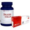 Pharma Activ Železo Chelát 60 tobolek + Železo fer test 1 ks